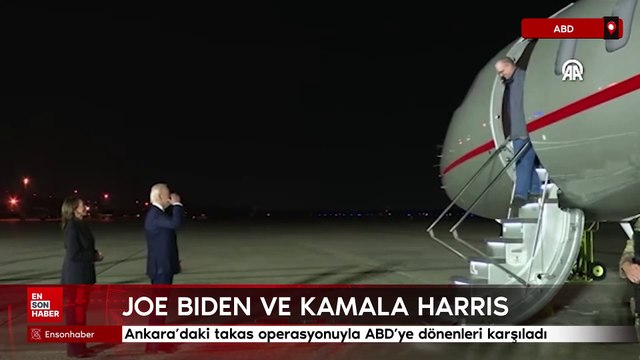 Biden, Ankara'daki takas operasyonuyla ABD'ye dönenleri karşıladı