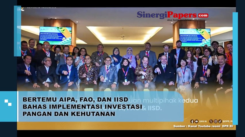 Bertemu AIPA, FAO, Dan IISD Bahas Implementasi Investasi Pangan Dan Kehutanan