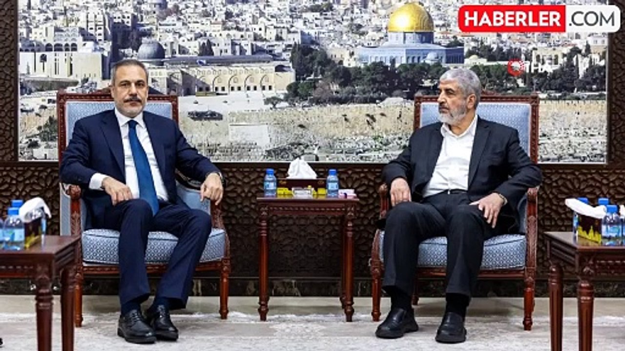 Bakan Fidan, Hamas Siyasi Büro Başkan Vekili Meşal'e taziyelerini iletti