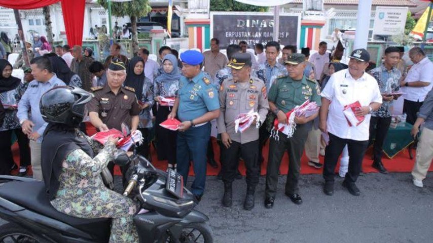 Semarak HUT RI: 5.000 Bendera Merah Putih Meriahkan Asahan