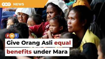 Give Orang Asli equal benefits under Mara, says activist