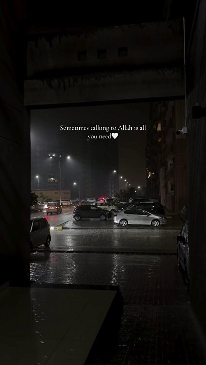 Sometimes talking to Allah is all you need
