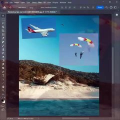 How to blend 3 images on Adobe Photoshop