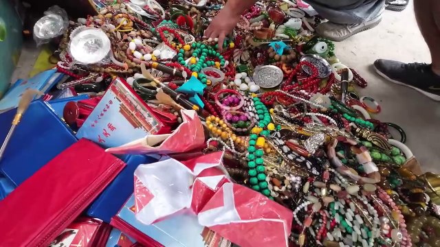 The largest market in Beijing, China, with a wide variety of delicious food