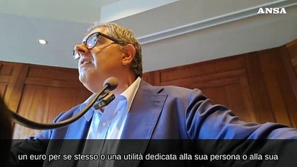 Toti: "Non ho intascato un euro, sono piu' povero di 9 anni fa"