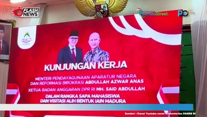 Sambangi IAIN Madura, Menteri Anas: Kembangkan Sistem Pendidikan Islam Untuk Kemajuan Bangsa