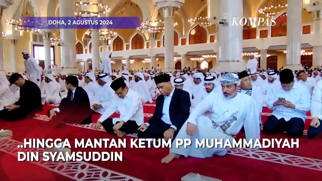 Jusuf Kalla Hadir Langsung Pemakaman Pimpinan Hamas Ismael Haniyeh di Doha