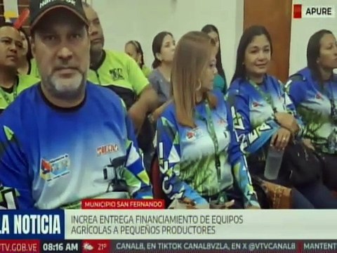 Apure | Increa entregó financiamiento de kits de equipos agrícolas para pequeños productores