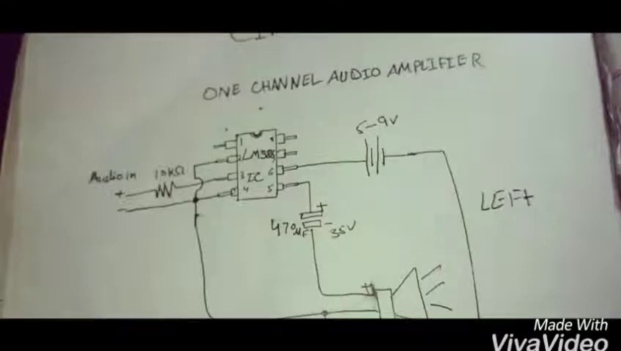 Simple amplifier circuit diagram