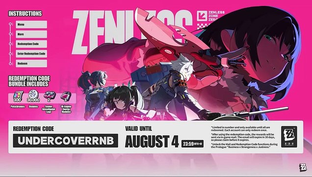 1.1 Special Program Code (Zenless Zone Zero)