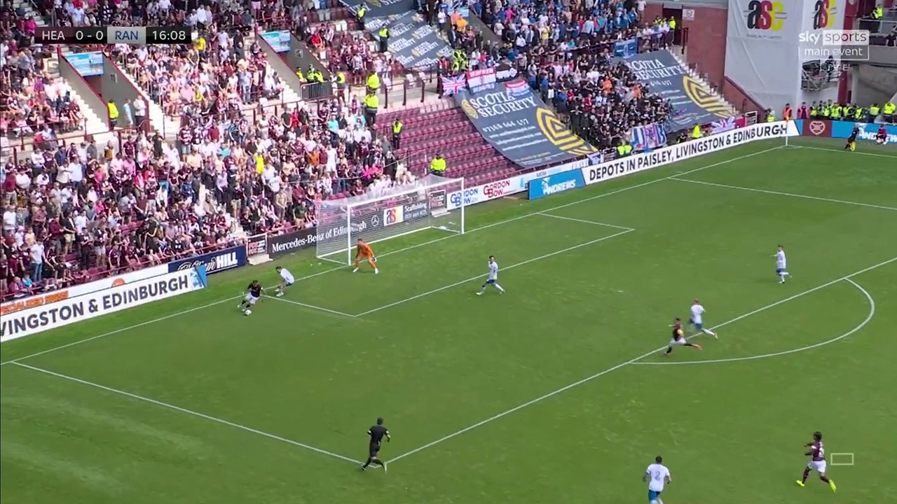Hearts Vs Rangers 1 half
