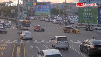 台中高鐵路口新增AI科技執法  7月路口事故數降為0（讀者提供）