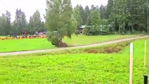 WRC 2024 Finland SS3 Tanak Big Crash Rolls Amateur