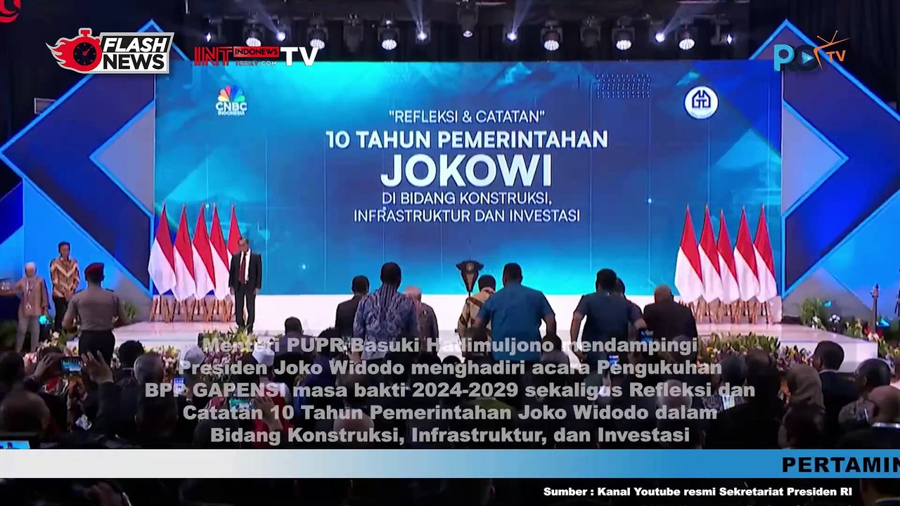 Presiden Jokowi Hadiri Acara Refleksi 10 Tahun Pemerintahan