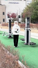 신호등 대신 공원