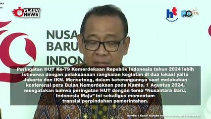 Konferensi Pers Bulan Kemerdekaan Bahas Upacara Peringatam HUT RI ke-79 di IKN