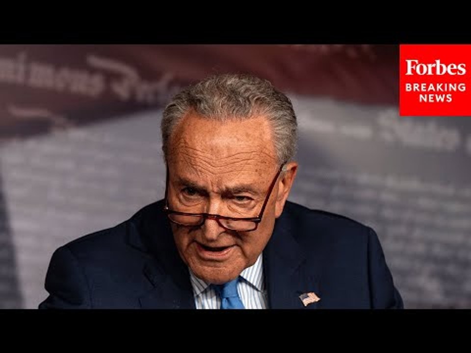 'Very Disappointing And Stunning': Chuck Schumer Shames Senate Republicans For Blocking Tax Bill
