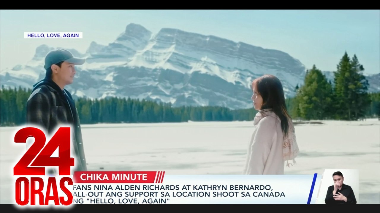 CHIKA MINUTE EXPRESS: Full support ng fans kina Alden Richards at Kathryn Bernardo sa Canada; Palabang acting ng gumanap na batang Adelina sa "Pulang Araw", atbp | 24 Oras