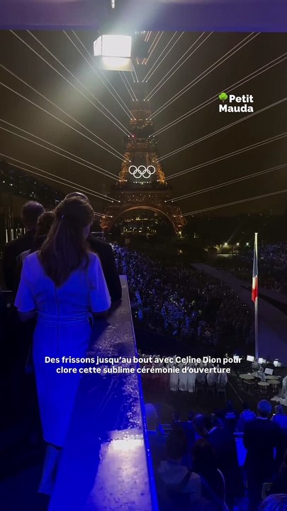 Jusqu'au bout les frissons ❤️‍  C'était juste dingue ️❤️‍  Avec @tbromet @petitmauda   #petitmauda #paris2024 #ceremonieouverture #jeuxolympiques #paris #france #sport #sportif #show #celinedion #culture #patrimoine