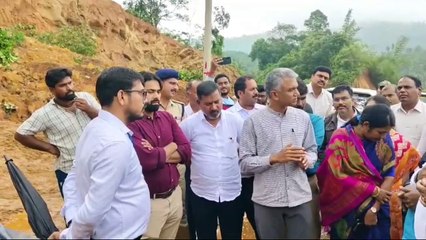 ಹಾಸನ ಜಿಲ್ಲೆಯ ನೆರೆ ಪೀಡಿತ ಪ್ರದೇಶಗಳಿಗೆ ಭೇಟಿ ನೀಡಿ ಪರಿಶೀಲನೆ ನಡೆಸಿದ ಕೃಷ್ಣ ಬೈರೇಗೌಡ