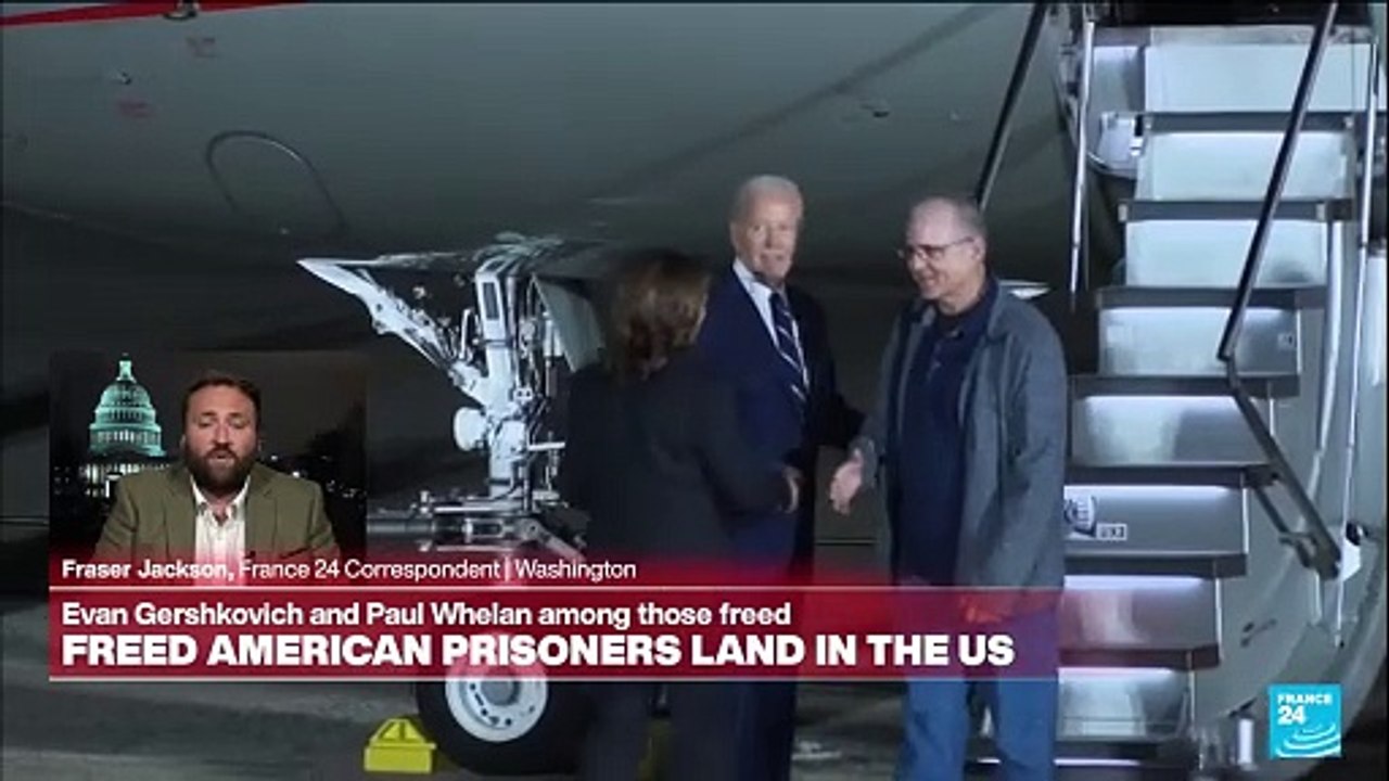 Gershkovich, Whelan back in US after Russia prisoner swap