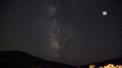Gökçeada'da Samanyolu Galaksisi görüntülendi