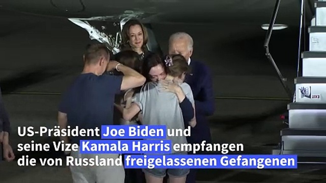 'Der Kanzler war unglaublich': Biden lobt Scholz für Gefangenen-Deal