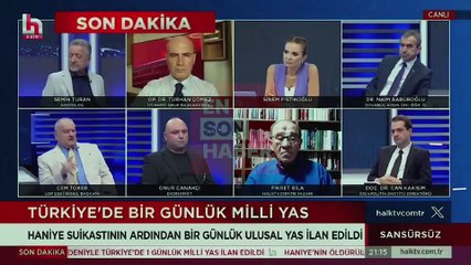 Canlı yayında Cem Toker'in İsmail Heniyye suikastıyla ilgili yorumu tepki çekti