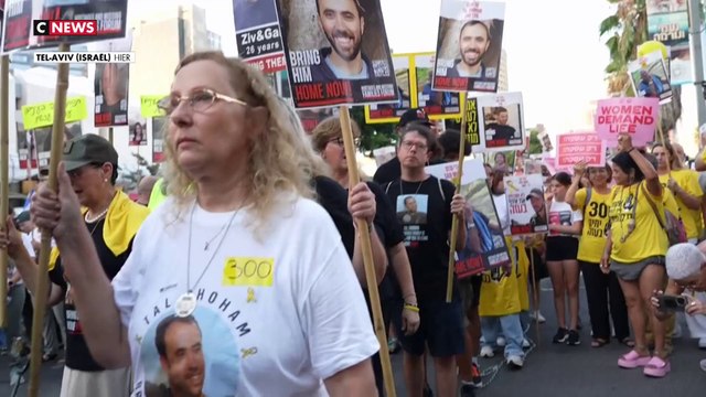 Israël : les familles des otages se sont rassemblées jeudi soir pour marquer les 300 jours de captivité