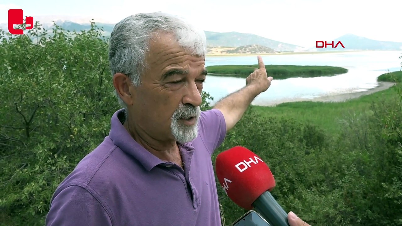 Eğirdir Gölü'nün bölünmesine 1,2 kilometre kaldı