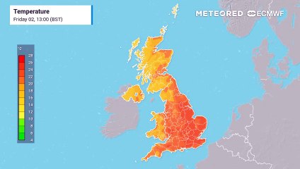 UK temperature forecast