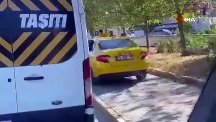 Yapmadıkları bir bu kalmıştı! Bakın ticari taksi yol yerine nereyi tercih etti