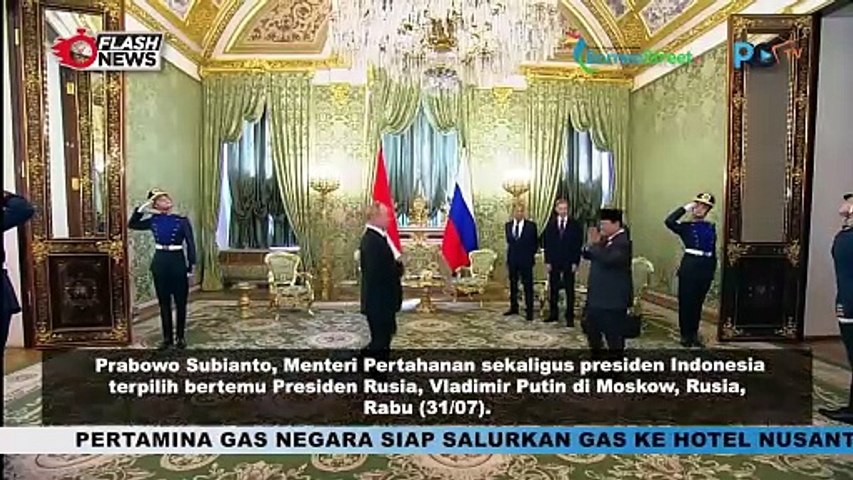 Temui Vladimir Putin, Prabowo Sampaikan Bahasan Kerjasama Antar Dua Negara di Berbagai Bidang