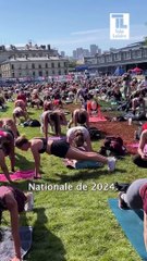 Club France : Sissy Mua anime la plus grande séance de sport en plein air !