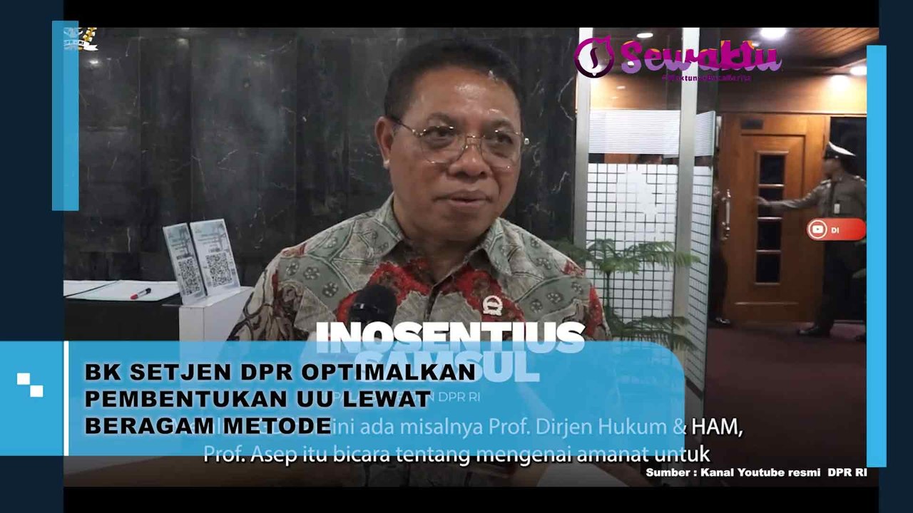 BK Setjen DPR Optimalkan Pembentukan UU Lewat Beragam Metode
