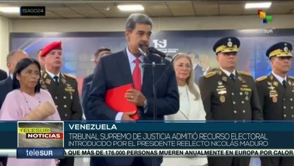 TSJ admitió recurso electoral introducido por el presidente reelecto Nicolás Maduro