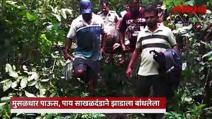 2- जंगलात झाडाला बांधलेली विदेशी महिला, पोलीस घेतायत पतीचा शोध
