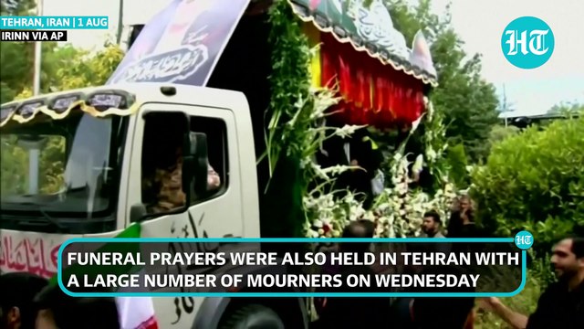 Hamas Boss Ismail Haniyeh’s Body Reaches Doha After Khamenei Led Funeral Prayers In Tehran _ Watch