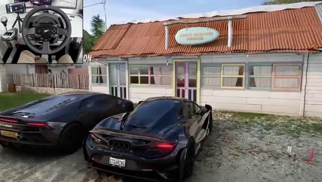 McLaren 765LT & Lamborghini Huracán EVO - Forza Horizon 5 - Thrustmaster T300RS gameplay