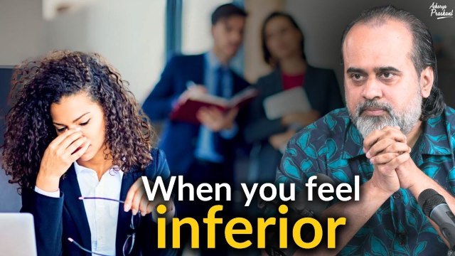 When you feel inferior to your peers || Acharya Prashant, at SPIT Mumbai (2022)