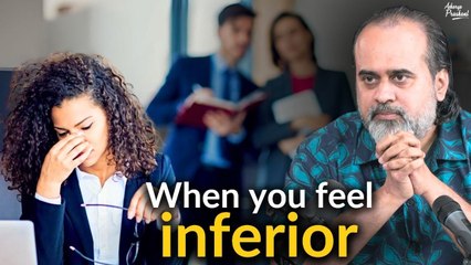 When you feel inferior to your peers || Acharya Prashant, at SPIT Mumbai (2022)