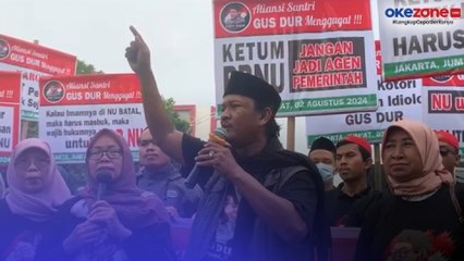 Tuntut Muktamar Luar Biasa, Aliansi Santri Gus Dur Gelar Demo di Kantor PBNU
