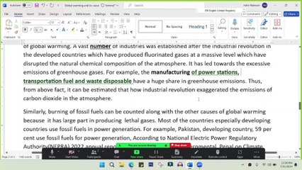 Essay Evaluation: CSS/PMS Essay on Climate Change and Global Warming | CSS PMS Writing Coach