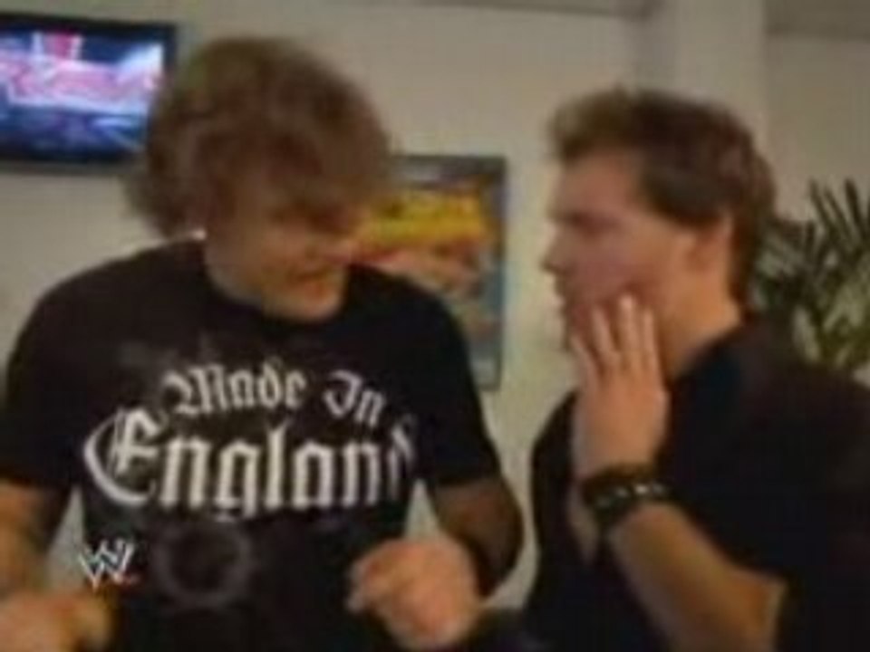 RAW 14/04/08: Chris Jericho  & Regal Backstage