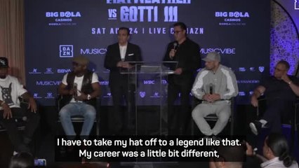 Скачать видео: Mayweather compares himself to Muhammad Ali