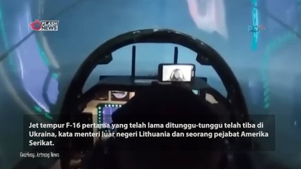 Jet Tempur F-16 Mendarat di Ukraina untuk Bantu Lawan Rusia