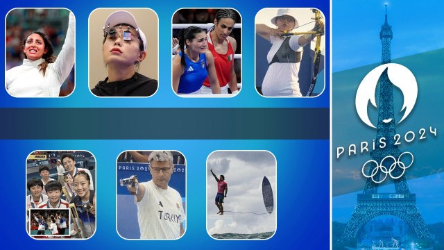 SIX Iconic Moments From Paris 2024 Olympics వీళ్ళు సామాన్యులు కాదు | Oneindia Telugu