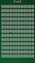 Guess odd letter / number #quiz