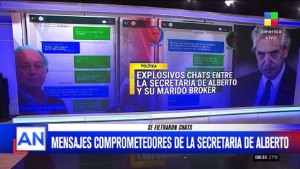 Escándalo de seguros: mensajes comprometedores de la secretaria de Alberto Fernández