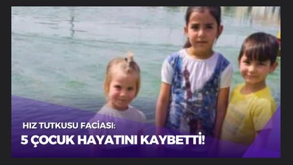 Şanlıurfa'da Hız Tutkusu 5 Çocuğun Hayatına Mal Oldu